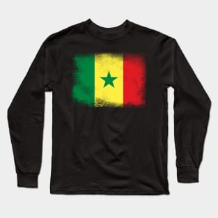 senegal flag Long Sleeve T-Shirt